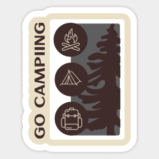 Go Camping Sticker